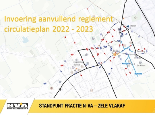 Standpunt N-VA tegen circulatieplan Standpunt N-VA tegen circulatieplan